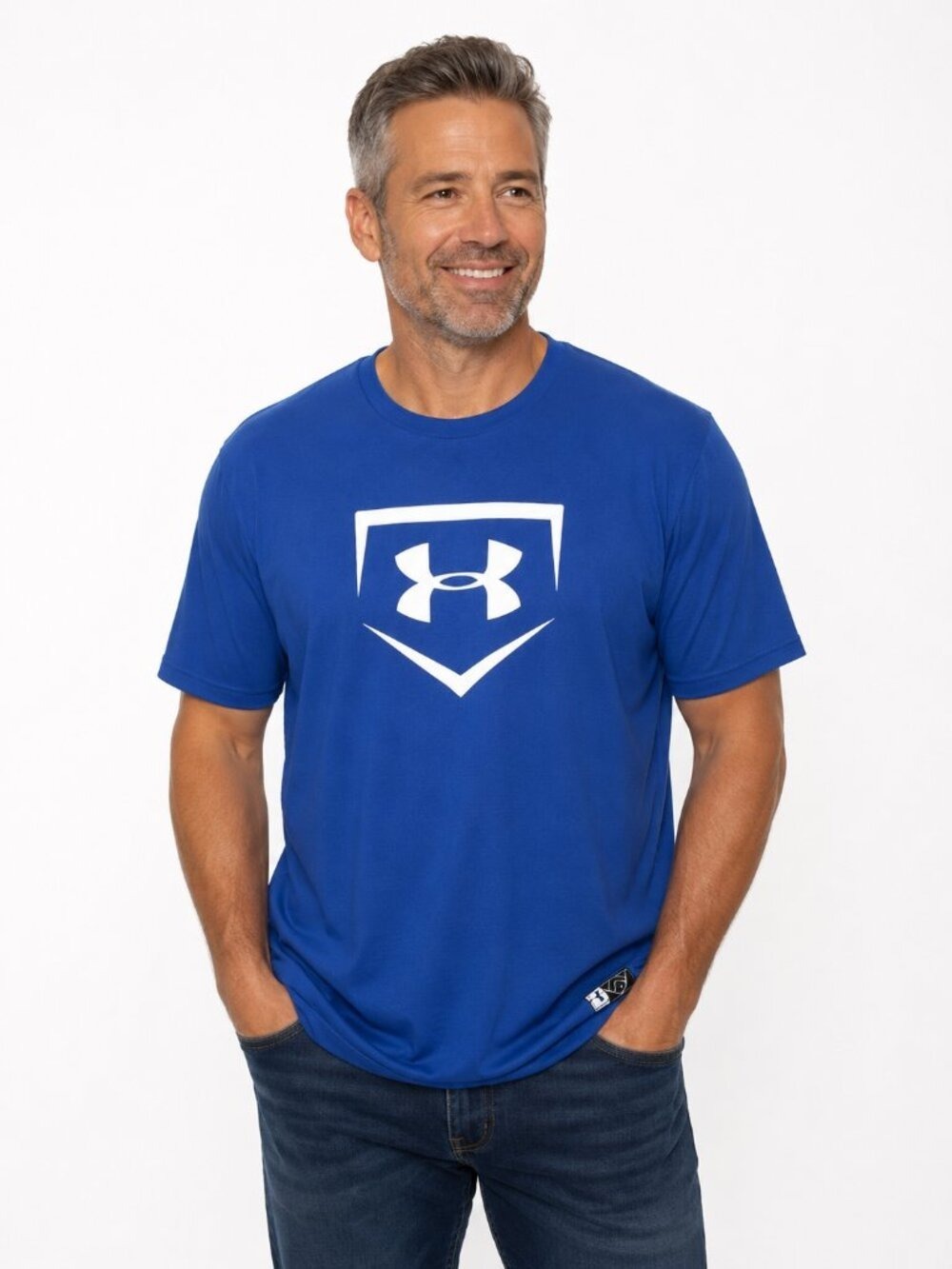 Under Armour Men's Royal Blue Graphic Logo T-Shirt XL